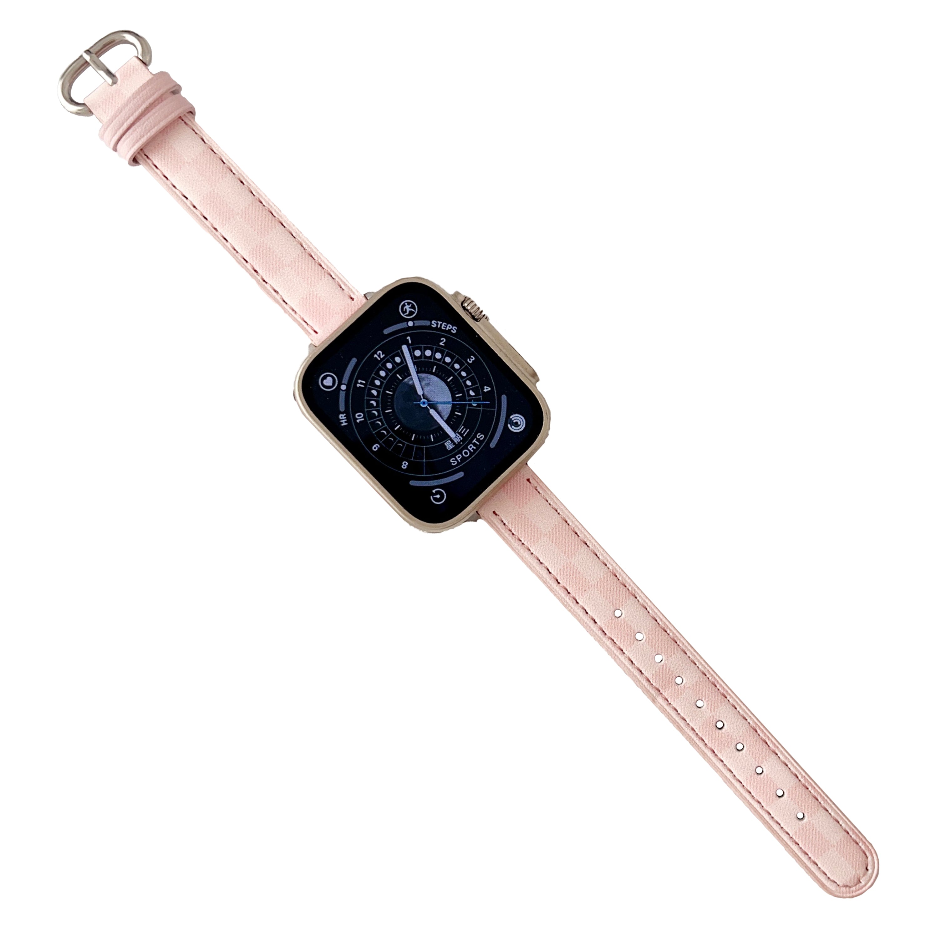For Apple Watch Series 9 8 7 41mm 6 5 4 SE SE (2022) SE (2023) 40mm 3 2 1 38mm Genuine Cow Leather Watchband Grids Pattern Watch Strap For Apple Watch Series 9 8 7 41mm 6 5 4 SE SE (2022) SE (2023) 40mm 3 2 1 38mm Genuine Cow Leather Watchband Grids Pattern Watch Strap